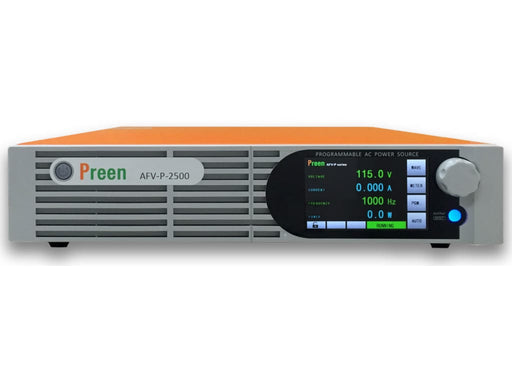 Preen AFV-P-2500 15-1000Hz High Performance Programmable AC Power Source - Programmable Power Store