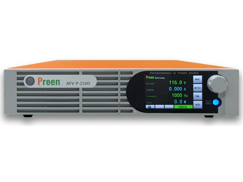 Preen AFV-P-2500 15-1000Hz High Performance Programmable AC Power Source - Programmable Power Store